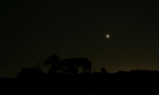 Brilliant Venus rising in the morning sky in August 2017 (Copyright Martin J Powell 2017)