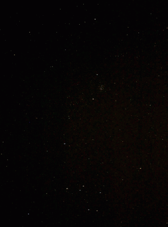 Photograph of Cancer and the Northern section of Hydra, showing the path of the ecliptic (click for full-size picture)