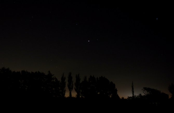 Jupiter at opposition in Libra in May 2018 (Copyright Martin J Powell 2018)
