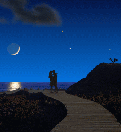 Lovers' Conjunction, Tenerife